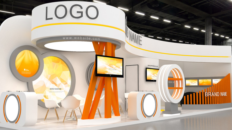 3d exhibition 3D Model .c4d .max .obj .3ds .fbx .stl .blend
