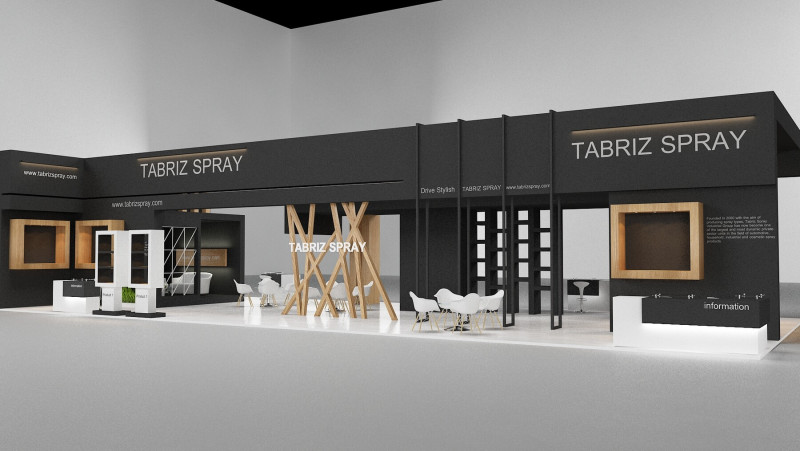 3d exhibition 3D Model .c4d .max .obj .3ds .fbx .stl .blend
