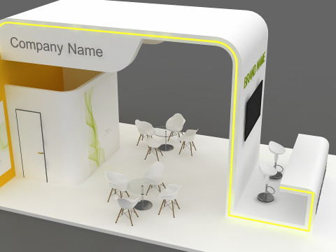 Exhibition 3D 3D मॉडल