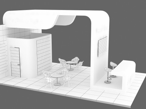 Exhibition 3D 3D मॉडल