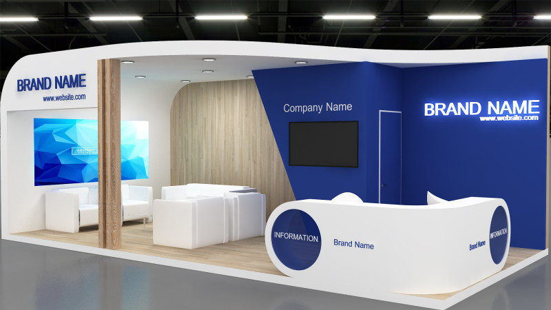 Exhibition 3D 3D Model .c4d .max .obj .3ds .fbx .stl .blend