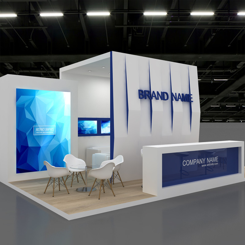 Exhibition 3D 3D Модель .c4d .max .obj .3ds .fbx .stl .blend