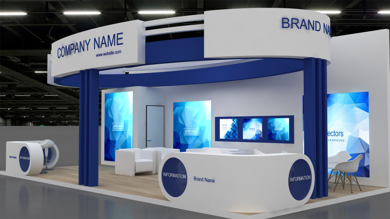 Exhibition 3D Modelo 3D .c4d .max .obj .3ds .fbx .stl .blend