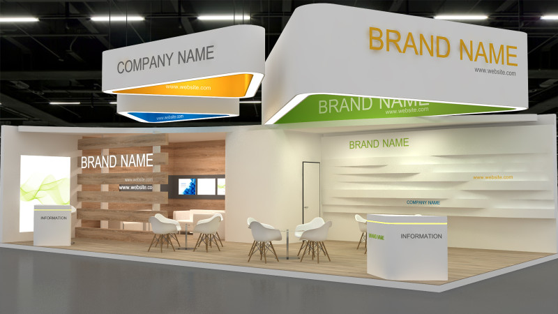Exhibition 3D 3D Modell .c4d .max .obj .3ds .fbx .stl .blend