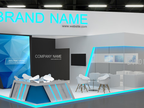 3d booth Model 3D