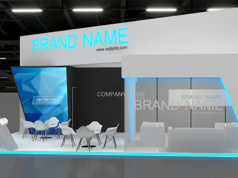3d booth 3D Model