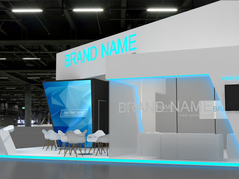 3d booth Model 3D