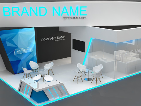 3d booth Model 3D