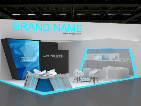 3d booth Model 3D