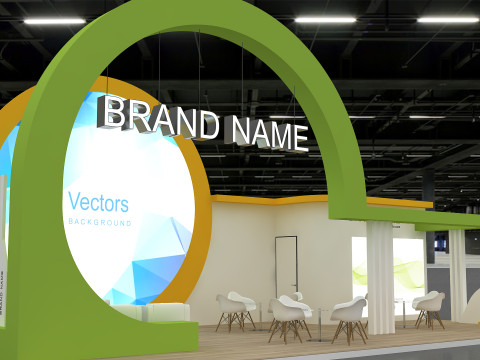 3d booth Model 3D
