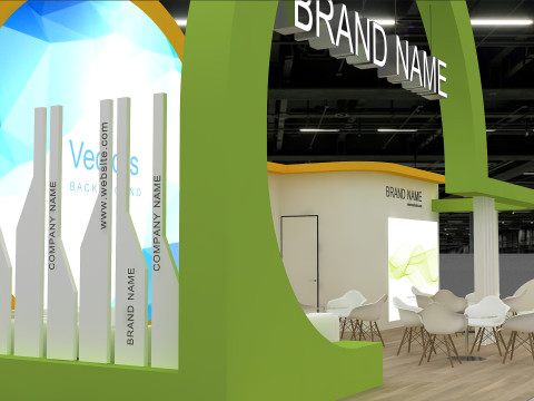 3d booth 3D मॉडल
