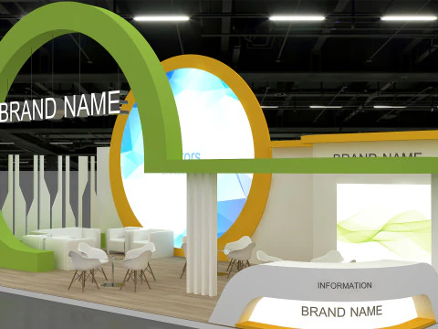 3d booth 3D Model