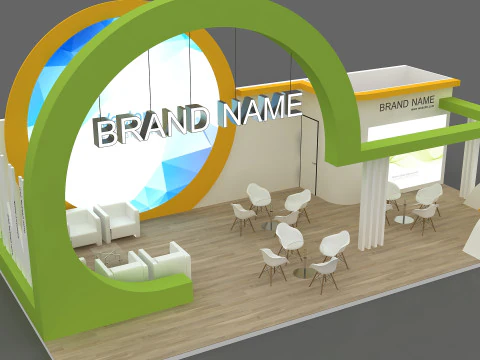3d booth 3D Model