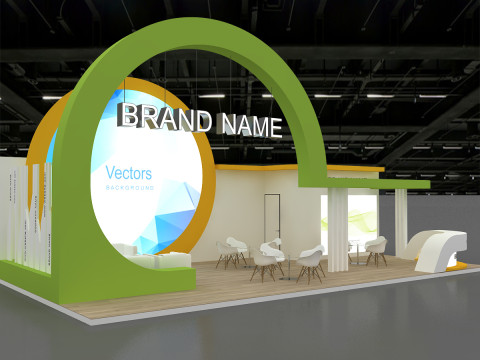 3d booth 3D मॉडल