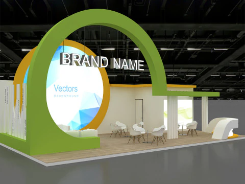3d booth 3D Model