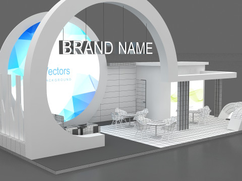 3d booth 3D मॉडल