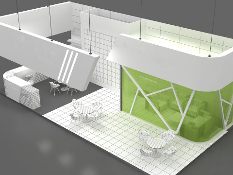 3d stand 3D 모델