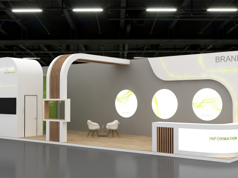 3d booth 3D 모델
