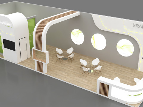 3d booth 3D Model