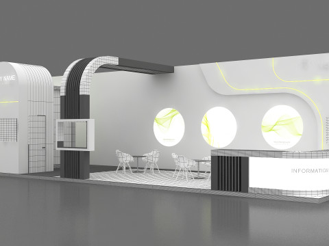 3d booth 3D Model
