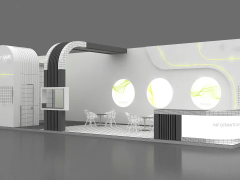 3d booth 3D Model