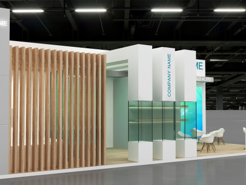 3d booth 3D 模型