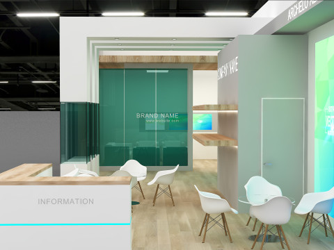 3d booth 3D 模型