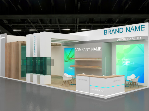 3d booth 3D 模型