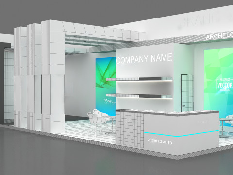3d booth 3D 模型