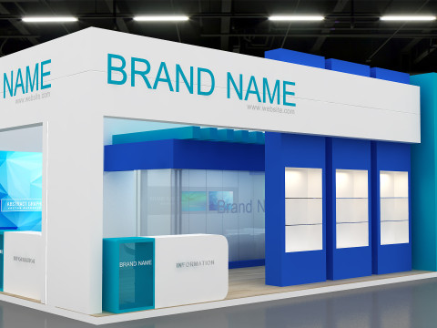 3d booth 3D Model