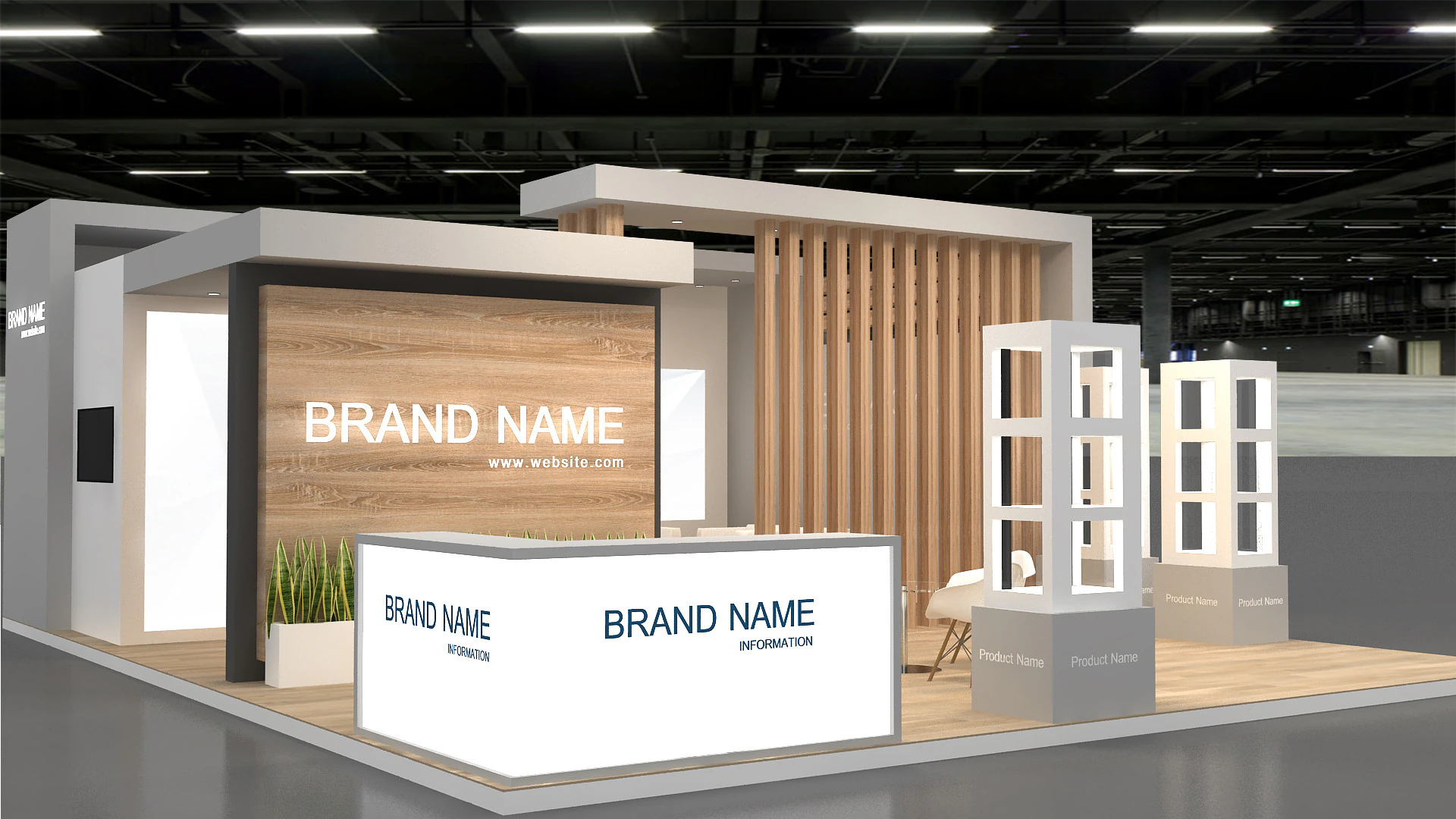 Exhibition 3D 3D Model .c4d .max .obj .3ds .fbx .stl .blend