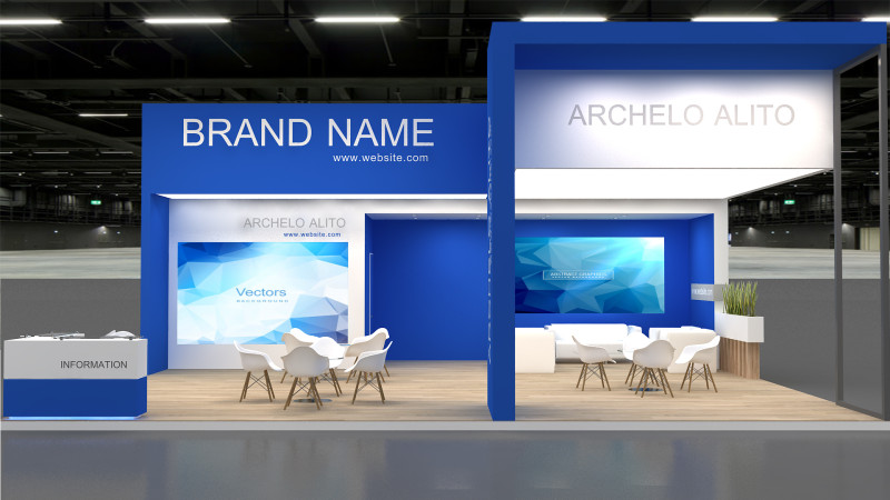 3d exhibition Model 3D .c4d .max .obj .3ds .fbx .stl .blend 