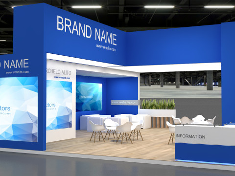3d exhibition Model 3D
