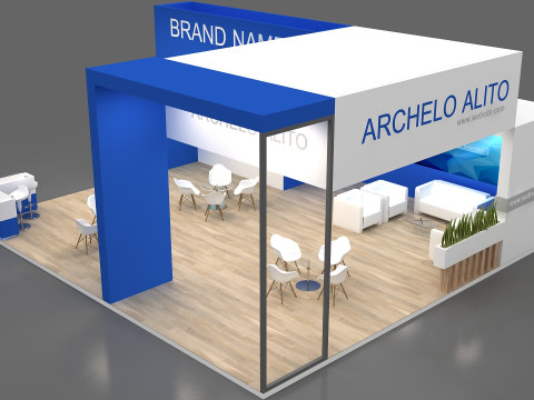 3d exhibition Model 3D