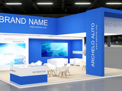 3d exhibition Model 3D