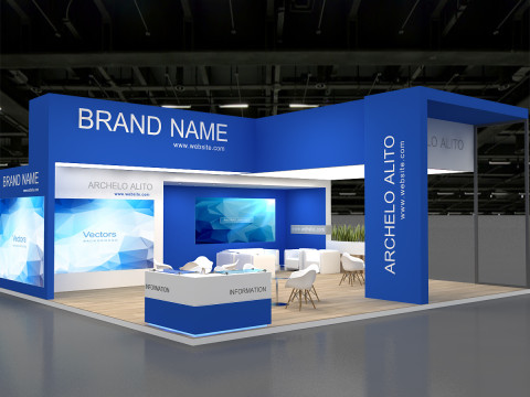 3d exhibition Model 3D