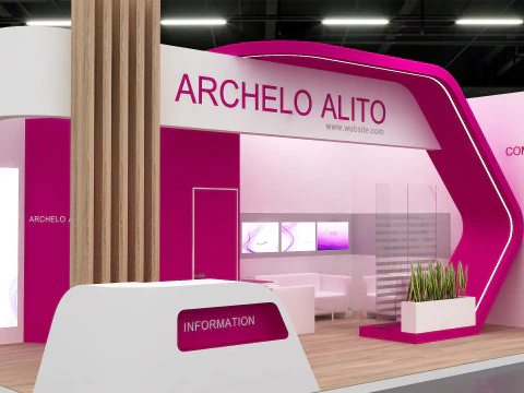 exposición 3d Modelo 3D