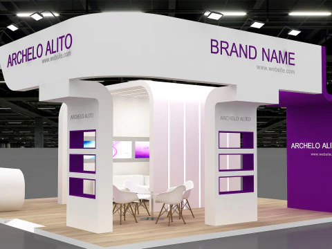 3д выставка 3D Модель