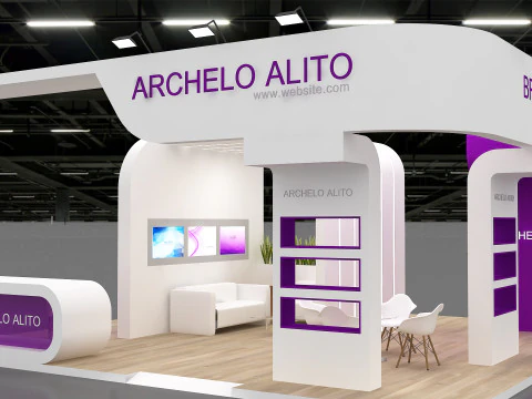 3д выставка 3D Модель