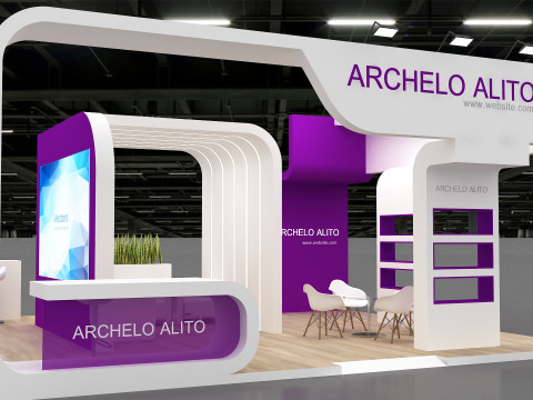 3d exhibition Model 3D