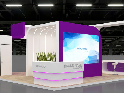 3д выставка 3D Модель