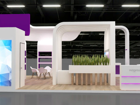 3д выставка 3D Модель