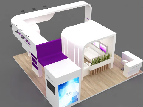 3д выставка 3D Модель