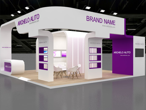 3d exhibition Model 3D
