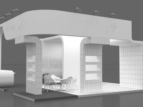 3d exhibition Model 3D