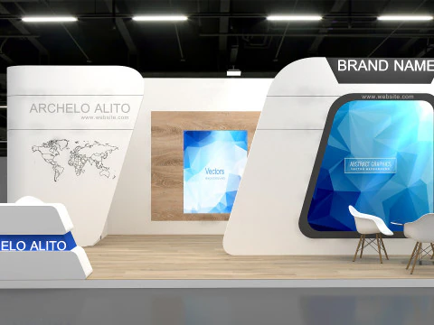3D Exhibition Stand 3D Model