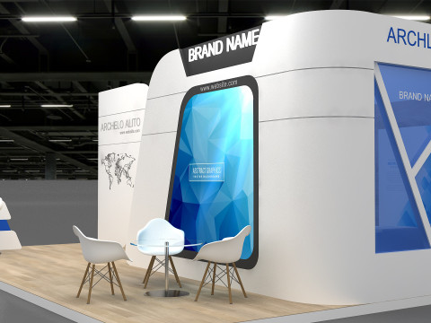 3D Exhibition Stand 3D Model