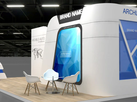 3D Exhibition Stand 3D Model