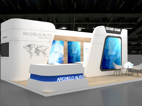 3D Exhibition Stand 3D Model