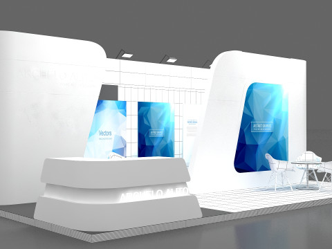 3D Exhibition Stand 3D Model